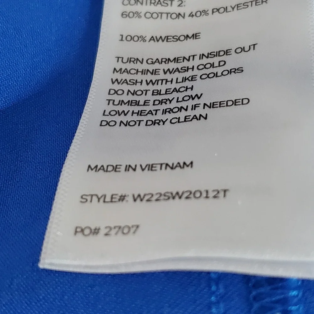 FIGS Women Scrub Pants XL/T Blue Cargo Zamora Technical Collection
